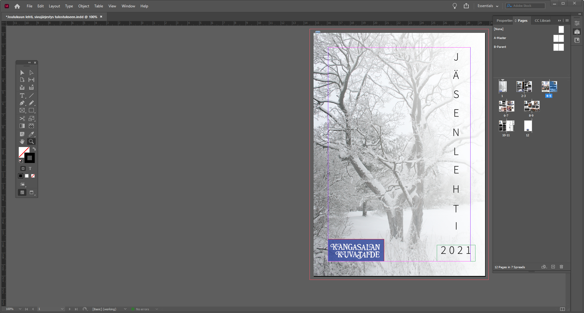 InDesign Screenshot